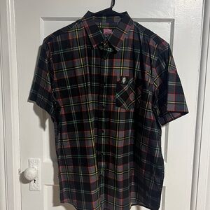 Middle of beyond, Bill and Ted’s Men's Multicolor Plaid Button Down Shirt